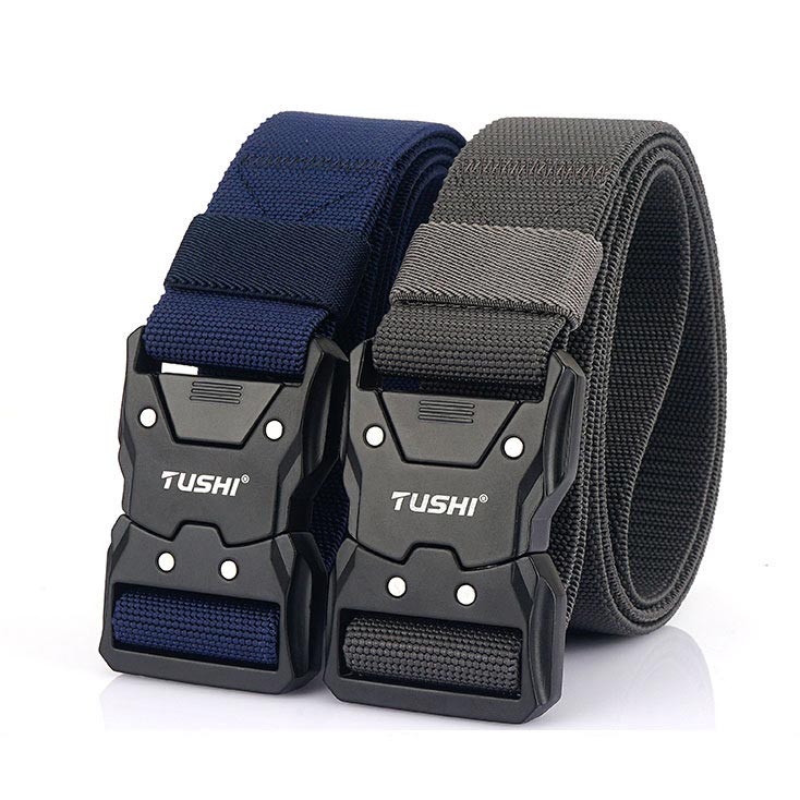 😎Nice gift! Tactical elasticated belt with quick-release buckle✨