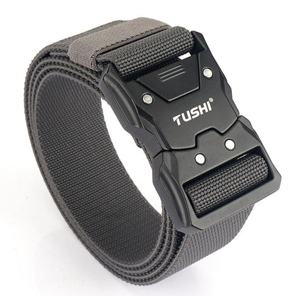 😎Nice gift! Tactical elasticated belt with quick-release buckle✨