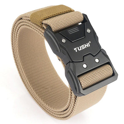 😎Nice gift! Tactical elasticated belt with quick-release buckle✨