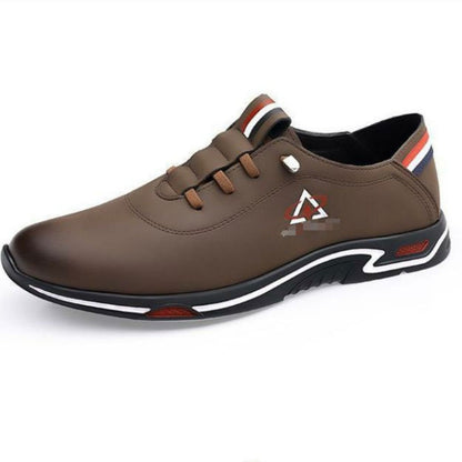 Men's casual slip-on leather shoes