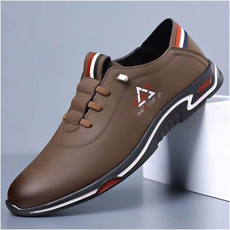 Men's casual slip-on leather shoes