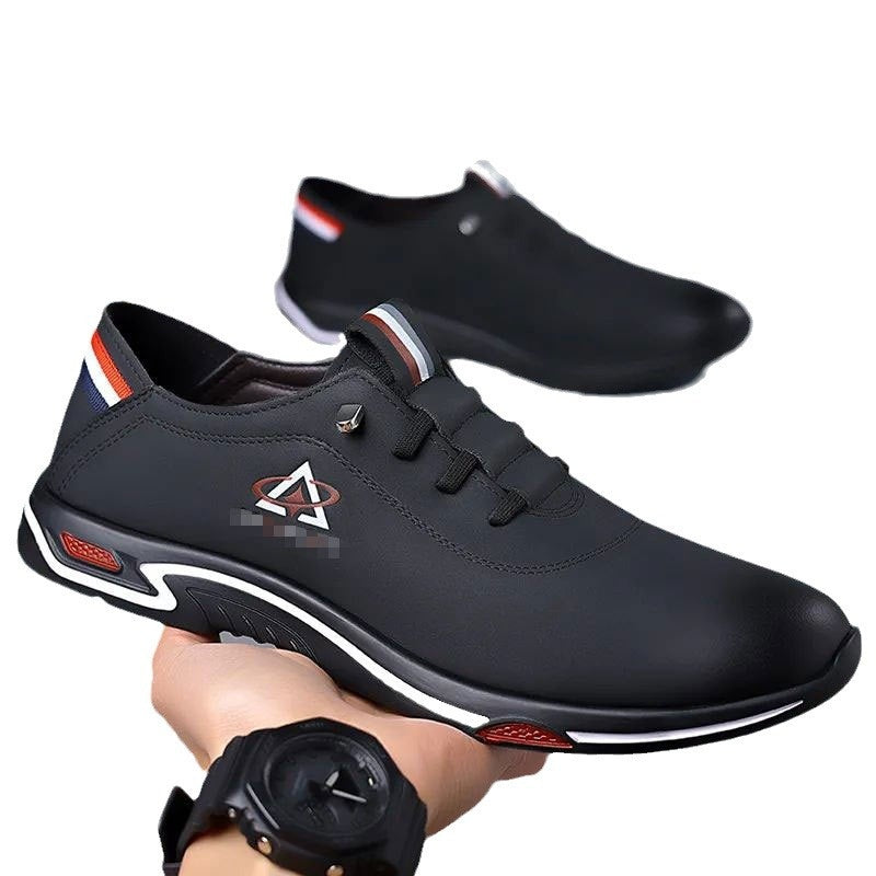 Men's casual slip-on leather shoes