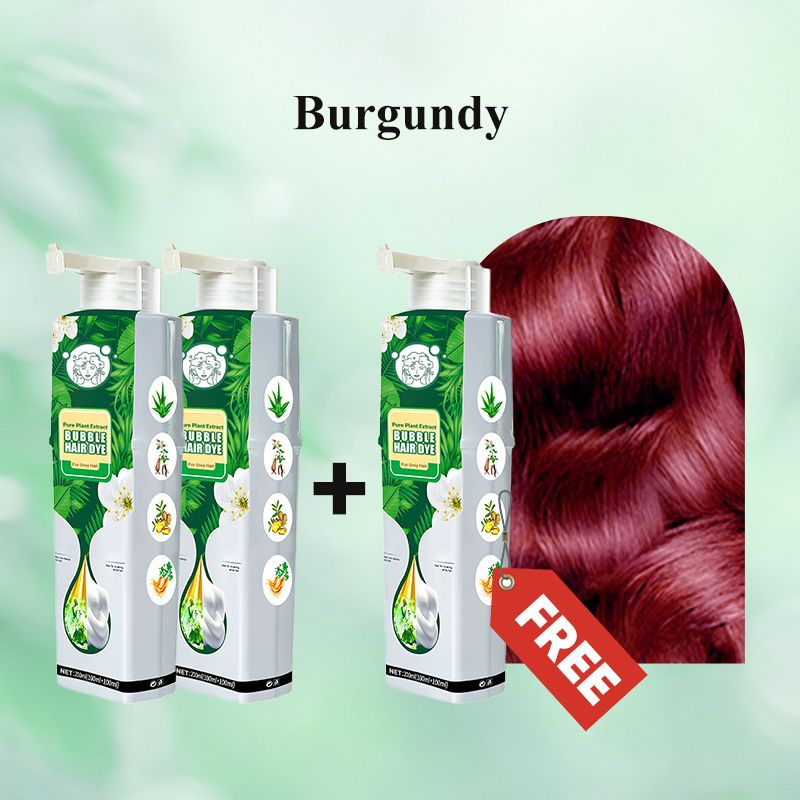 Pure Plant Extract Bubble Hair Dye For Gray Hair