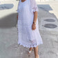 🔥BIG SALE65% OFF🔥Solid Color Short Sleeve Lace Dress