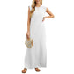 Free shipping on one piece too🔥Women Loose Split Wrinkle-Free Long Dress