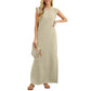 Free shipping on one piece too🔥Women Loose Split Wrinkle-Free Long Dress