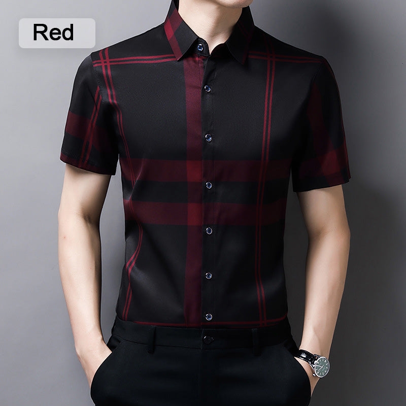 Men’s Casual Breathable Soft Short Sleeve Shirt