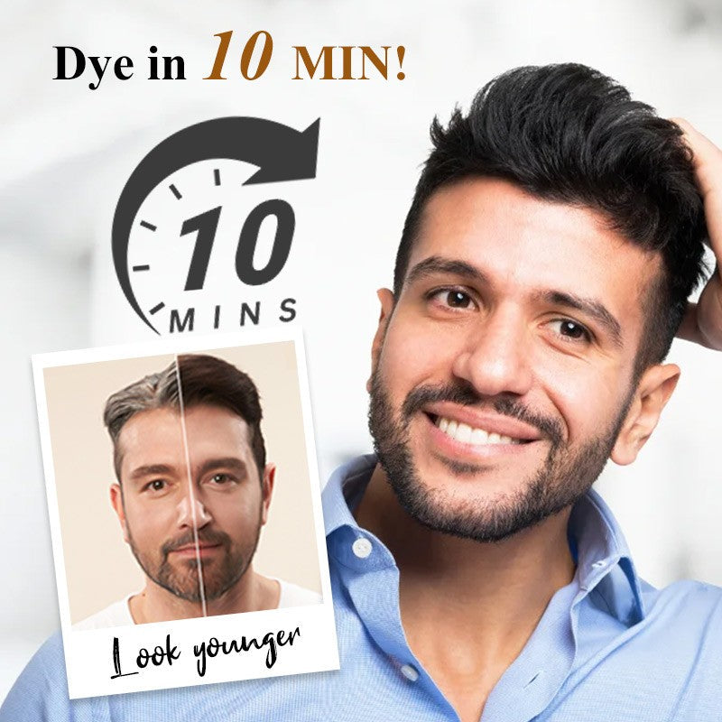 Instant Result Hair Dye Shampoo🧔🏻Suitable for beard🥳