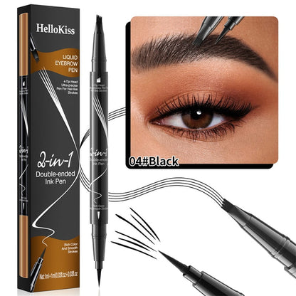 2-In-1 Waterproof Long-Lasting Eyebrow Pen