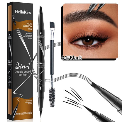 2-In-1 Waterproof Long-Lasting Eyebrow Pen