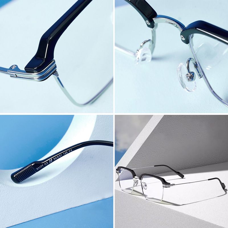 80% OFF🔥Fashionable Anti-blue Light Square Myopic Glasses