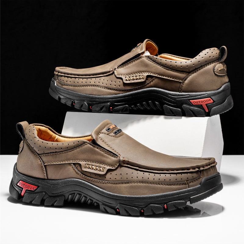 Men's Durable Slip-On PU Leather Loafers