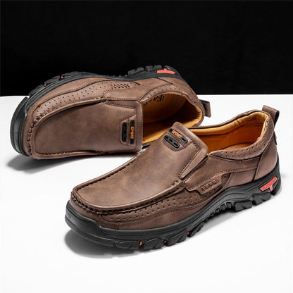 Men's Durable Slip-On PU Leather Loafers