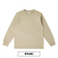 Casual Solid Color Round Neck Long Sleeve Top
