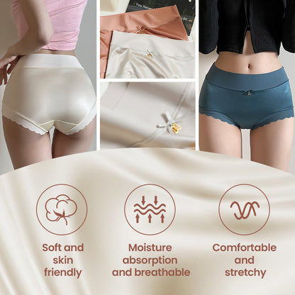 Premium Satin Antibacterial Moisture-absorbing Panties