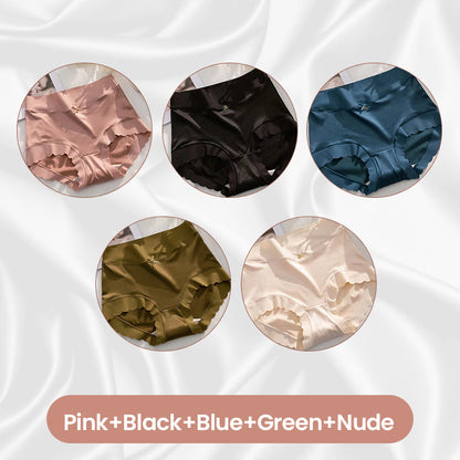 Premium Satin Antibacterial Moisture-absorbing Panties