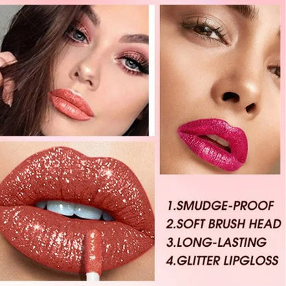 Metallic Liquid Diamond Glitter Lipstick