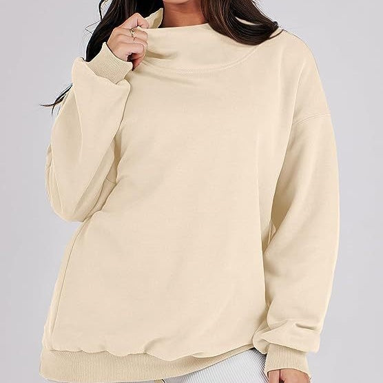 Women's Mock Neck Long Sleeve Pullover Sweatshirt💝💖New arrival-49% OFF