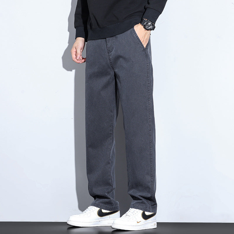 Wide-Legged Casual Pants for Men