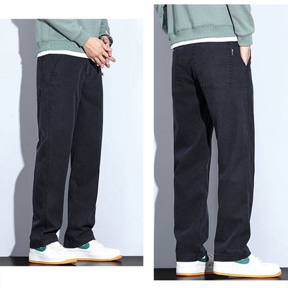 Wide-Legged Casual Pants for Men