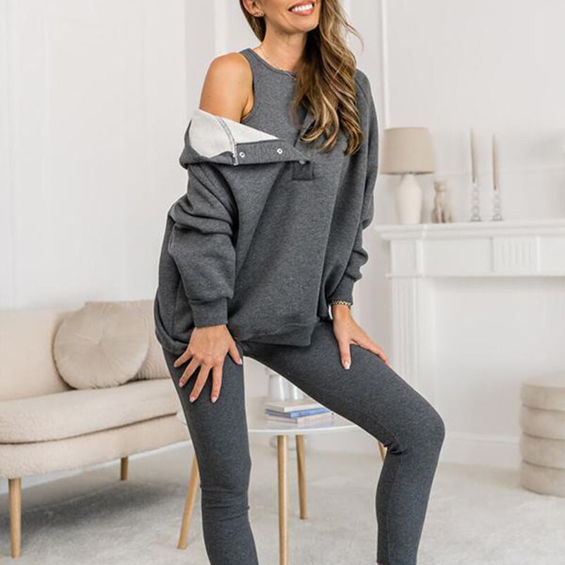 💥New Arrival🏆Hooded Casual and Comfortable Sweatshirt Three-Piece Set