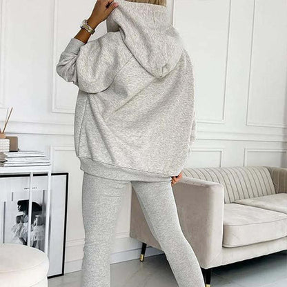 💥New Arrival🏆Hooded Casual and Comfortable Sweatshirt Three-Piece Set