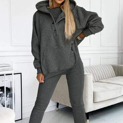 💥New Arrival🏆Hooded Casual and Comfortable Sweatshirt Three-Piece Set