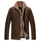 Men‘s Quilted Faux Leather Jacket