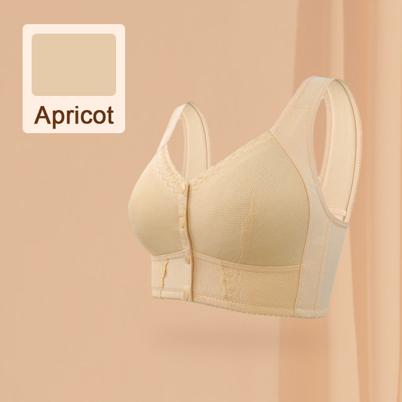 Stretchy Front Closure Breathable Bra for Seniors