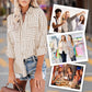 Casual Striped Button-Up Shirt