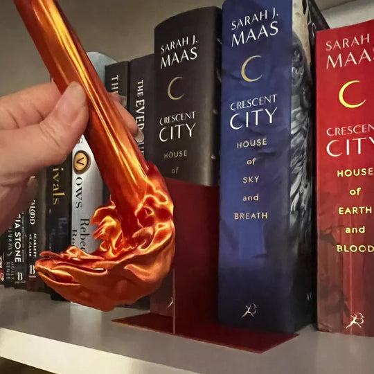 🔥 50% OFF – LIMITED TIME 🐉 Dragon Flame Book Nook – Flying Dragon Bookshelf Ornament for Book Lovers