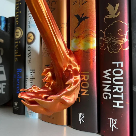 🔥 50% OFF – LIMITED TIME 🐉 Dragon Flame Book Nook – Flying Dragon Bookshelf Ornament for Book Lovers
