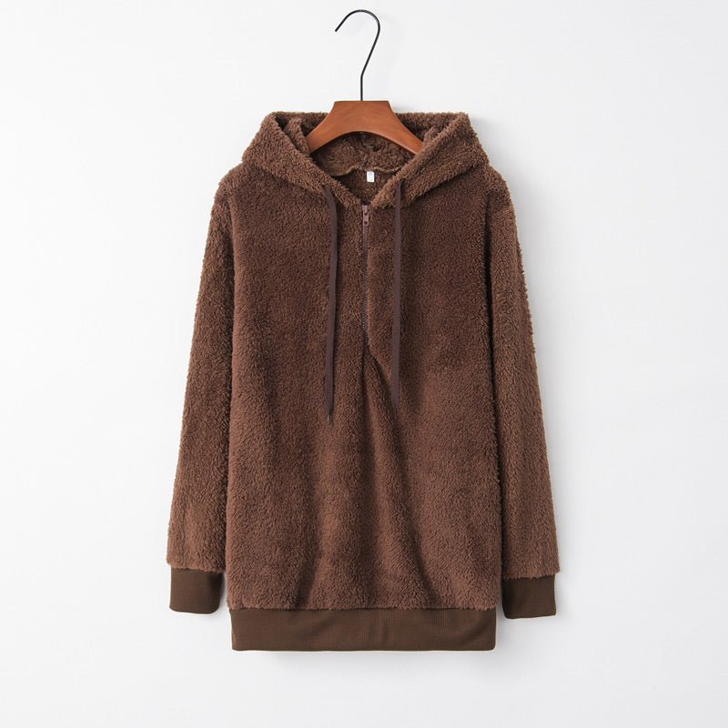 Fashion Warm Casual Loose Hooded Sweatshirt