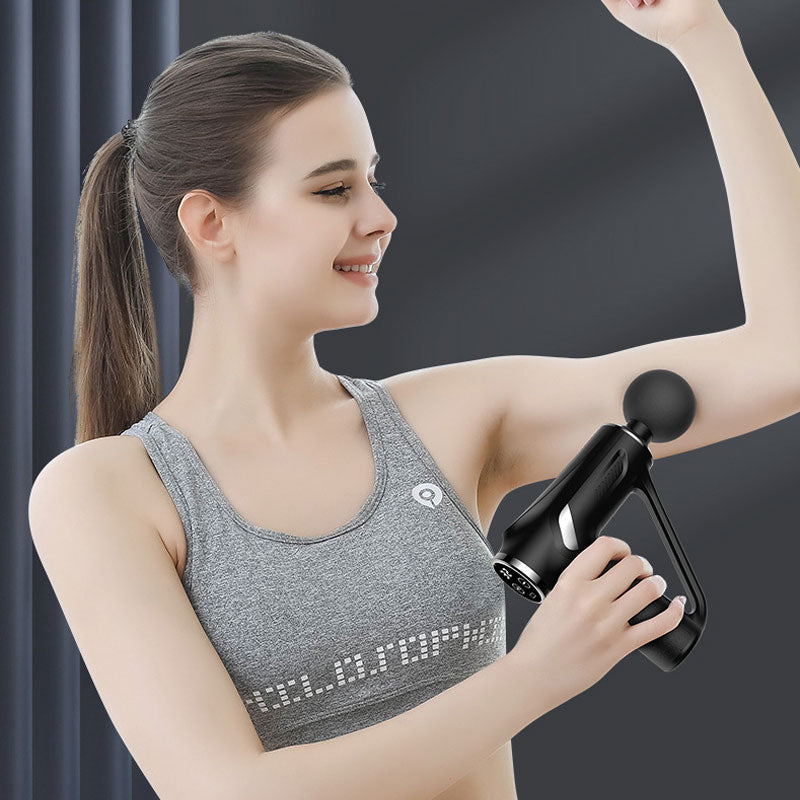 Handheld Massage Gun with 4 Massage Heads