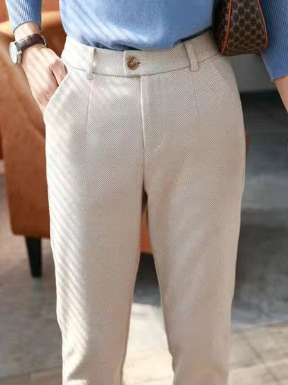 Herringbone Pencil Pants