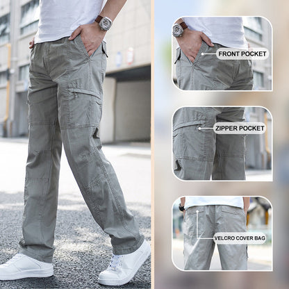 Men's Summer Casual Straight Fit Pants