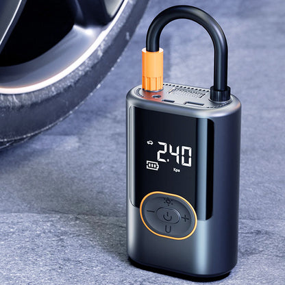 🔥Limited Time 50% OFF🔥Multifunctional Portable Car Tire Inflator with Light