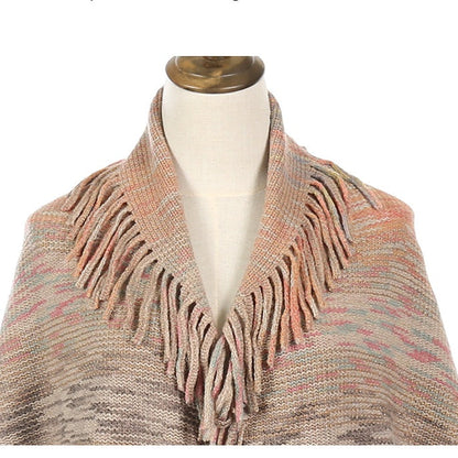 buy 2 free shipping-Knitted Tassel Shawl Wrap