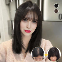 Perfect Gift! Clip-in Air Bangs Hair Piece