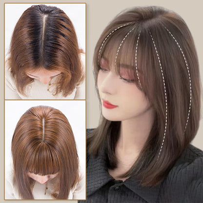 Perfect Gift! Clip-in Air Bangs Hair Piece