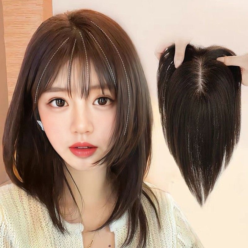 Perfect Gift! Clip-in Air Bangs Hair Piece