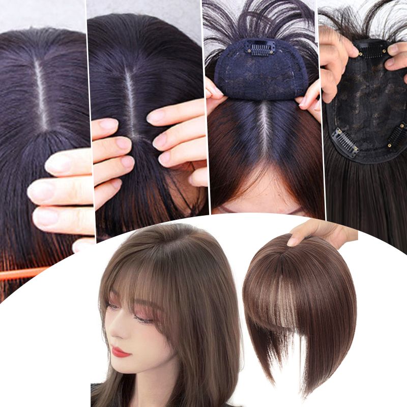 Perfect Gift! Clip-in Air Bangs Hair Piece