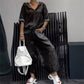 Casual Top & Pants 2-Piece Set