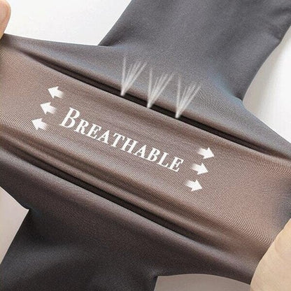 BUY 1 GET 1 FREE Flawless Legs Fake Translucent Warm Plush Lined Elastic Tights