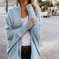 Batwing Cable Knitted Slouchy Oversized Cardigan Sweater