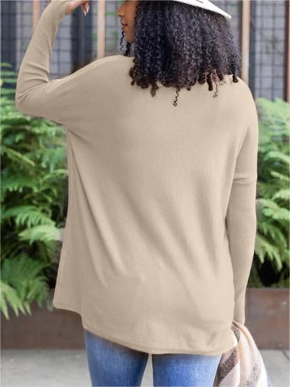 💥HOT SALE 49% OFF💥LONG SLEEVE THUMBHOLE SWEATER POCKET TUNIC💥