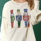 🔥Hot Sales - 49% OFF🔥Christmas sequin print crew neck long sleeve sweatshirt