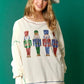 🔥Hot Sales - 49% OFF🔥Christmas sequin print crew neck long sleeve sweatshirt