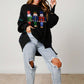🔥Hot Sales - 49% OFF🔥Christmas sequin print crew neck long sleeve sweatshirt