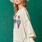 🔥Hot Sales - 49% OFF🔥Christmas sequin print crew neck long sleeve sweatshirt